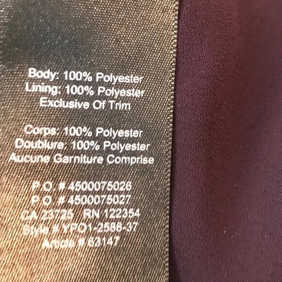 Aritzia Babaton Lionel Maroon Sleeveless Top Size S - Picture 10 of 10